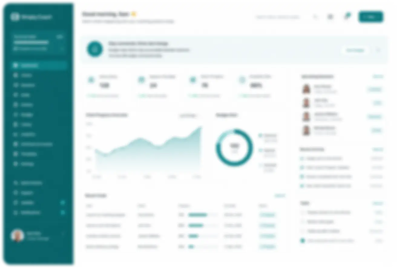 Simply.Coach — Client Workspace screen