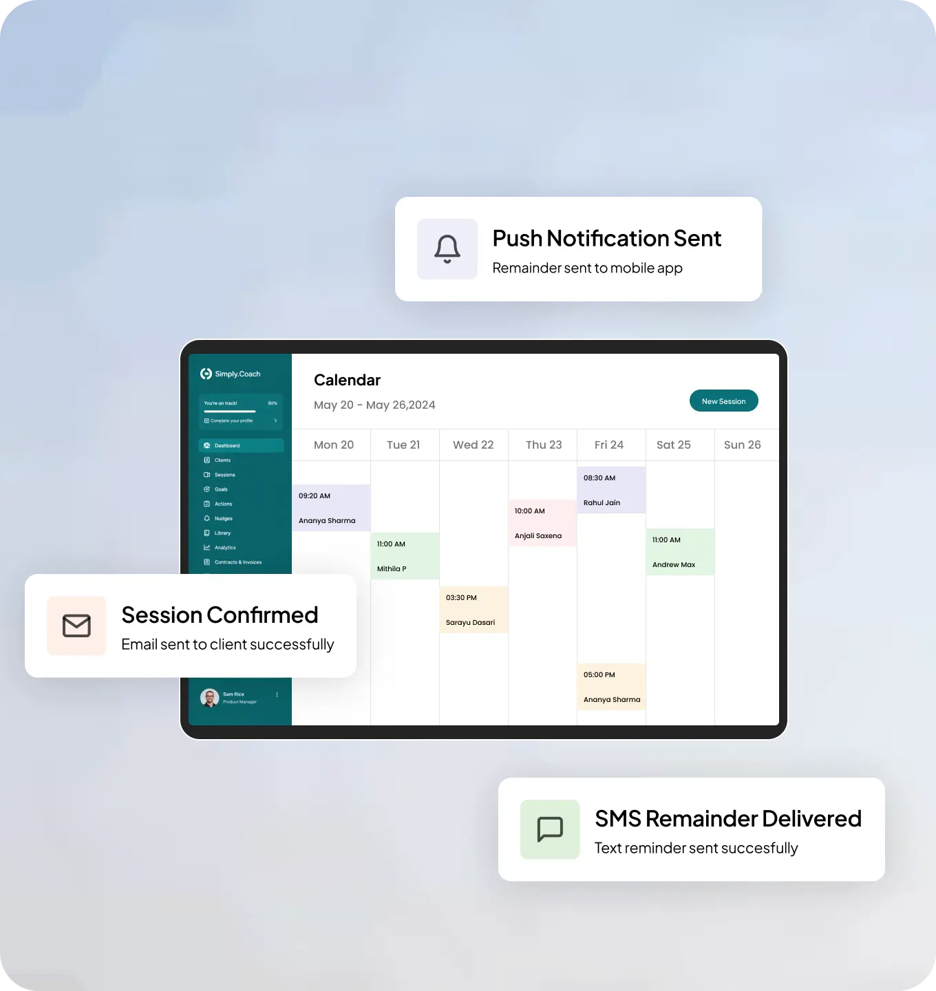 Automated reminders protect your time and your peace of mind