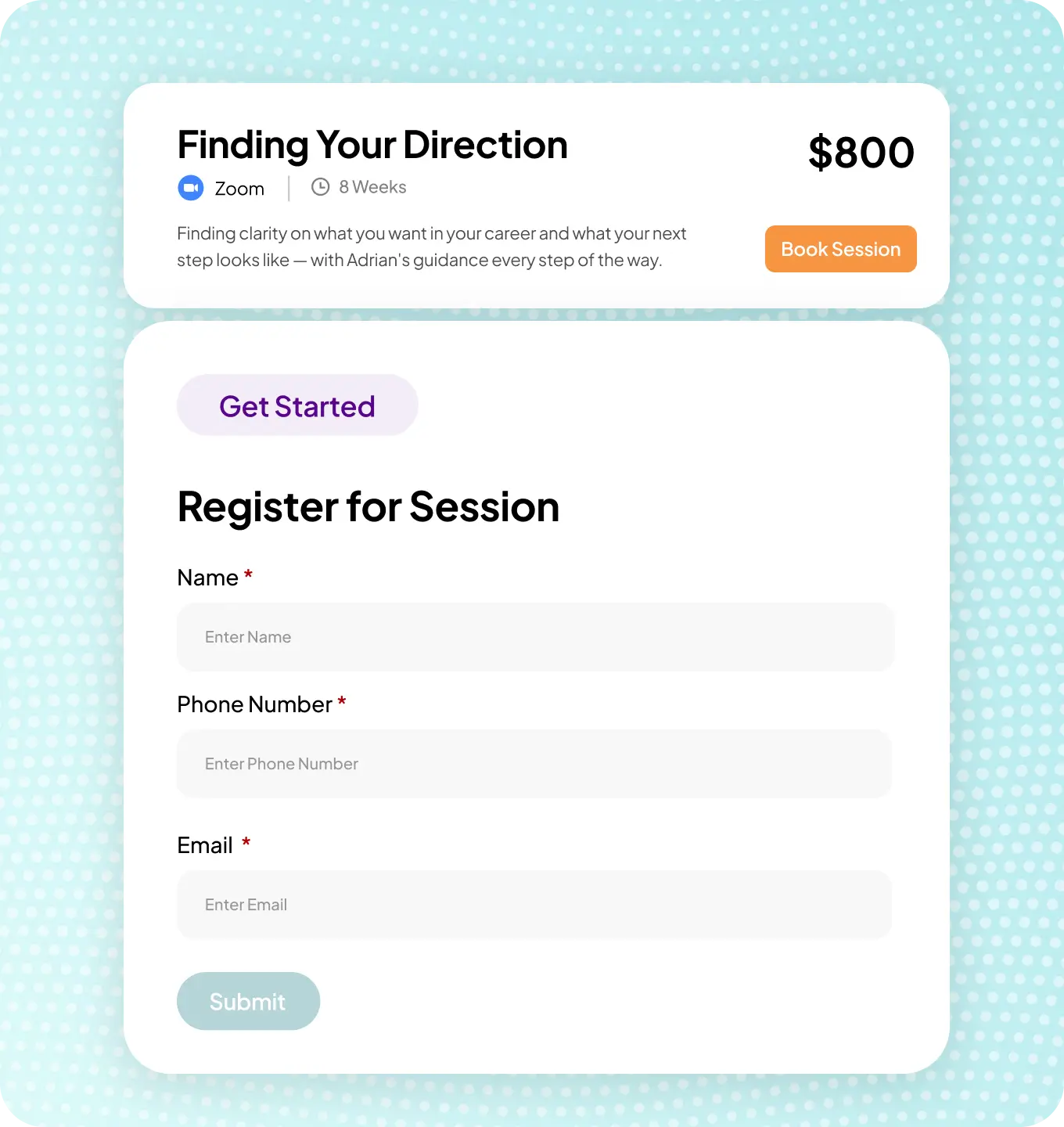 Make it effortless for visitors to get in touch.